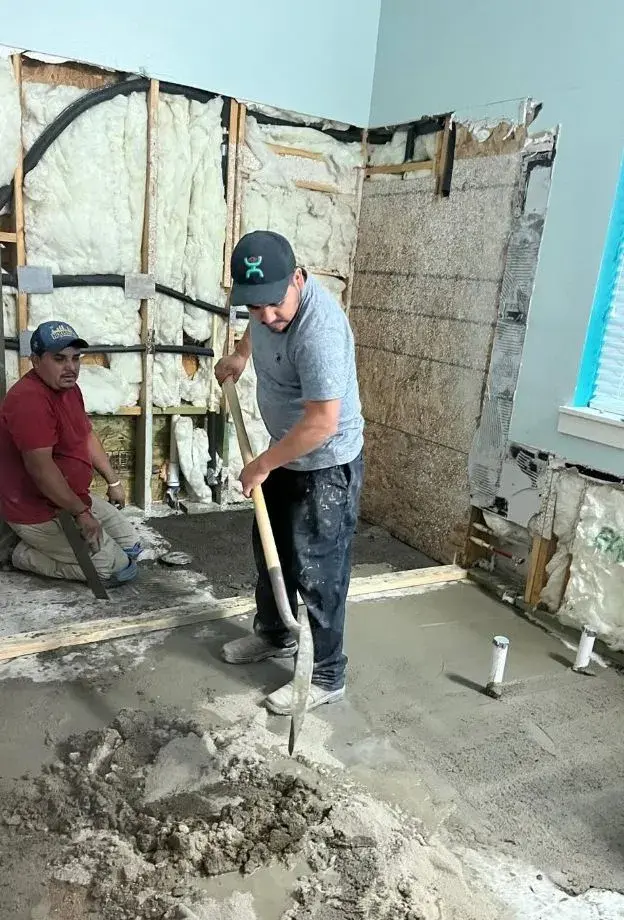 Our crew on site